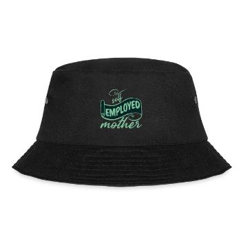Self Employed Mother 2 - Bucket Hat - black - Front - Lela (165cm)