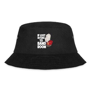Bei Verlust zurück in den Bandraum Marching Band - Bucket Hat - Schwarz - Vorne - Lela (165cm)