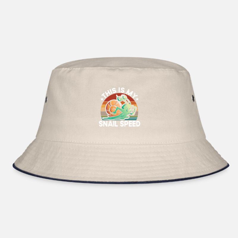 Snail Lovers Snail Speed Bucket Hat