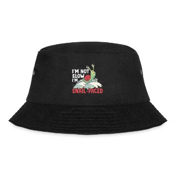 Snail lovers don't slow down snail owners - Bucket Hat - black - Front - Lela (165cm)