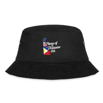 Filipinos of Delaware Design für stolze Fil-Ams - Bucket Hat - Schwarz - Vorne - Lela (165cm)