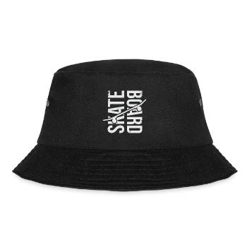 Skateboard Skaten Skateboarder Skater Skaten - Bucket Hat - Schwarz - Vorne - Lela (165cm)