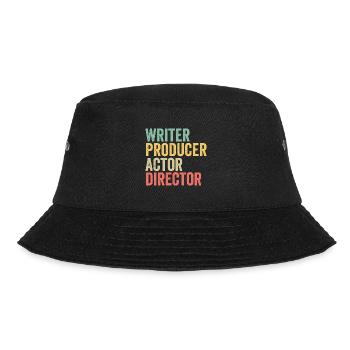 Writer Producer Actor Director Film Maker Movie - Bucket Hat - black - Front - Lela (165cm)