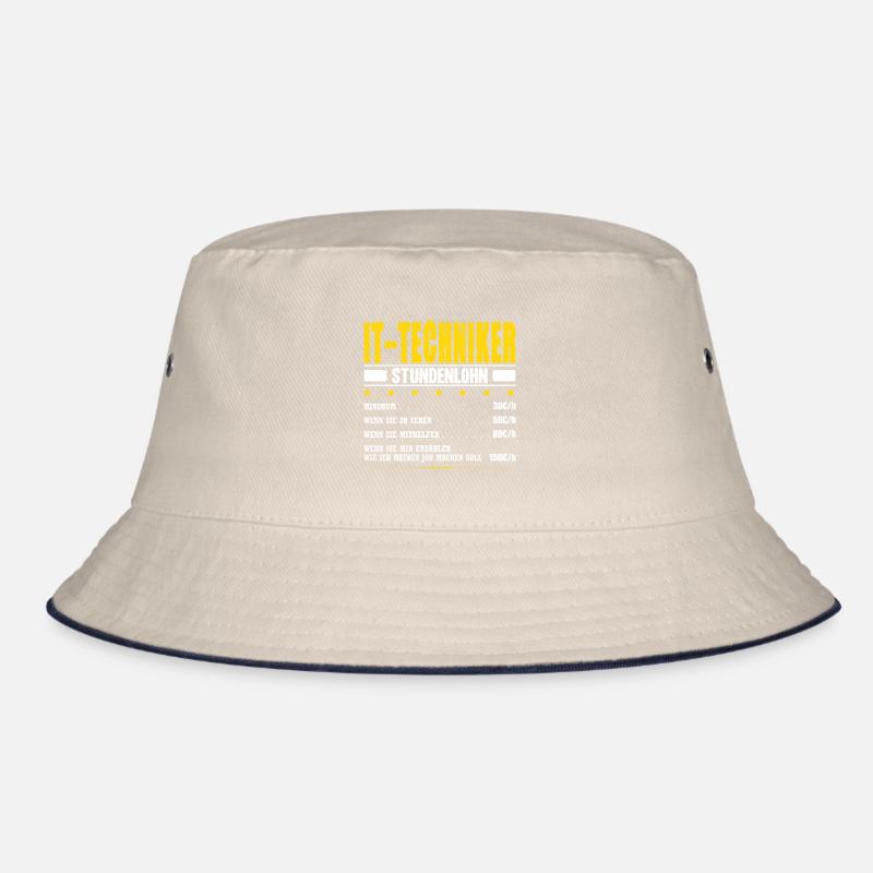 IT-Techniker Stundenlohn Informatiker Gehalt IT Bucket Hat