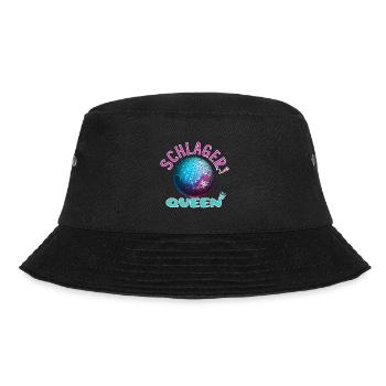 Schlager Queen Schlagerfan Schlagerparty - Bucket Hat - Schwarz - Vorne - Lela (165cm)