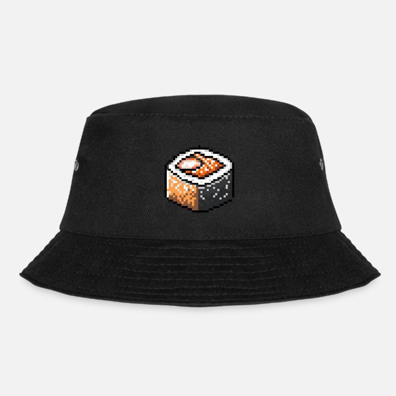 Joueur de pixels de sushi - Bob - noir