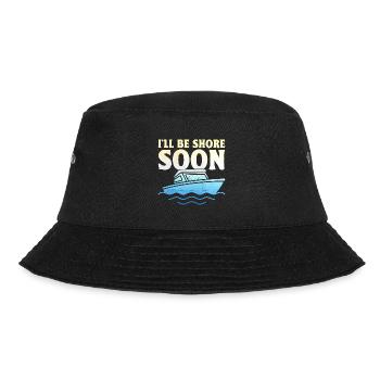 I'll Be Shore Soon Paddle Boat - Bucket Hat - black - Front - Lela (165cm)