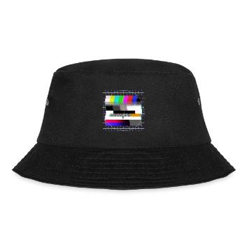 Modèle de test de télévision à tube - déformé - années 80 - Bob - noir - Devant - Lela (165cm)