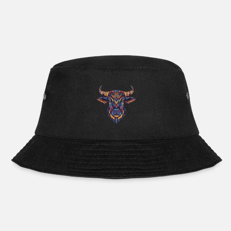 Bulle Bunt - Bucket Hat - Schwarz