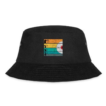 Archershooting Archer Bow Arrow Longbow - Bucket Hat - black - Front - Lela (165cm)