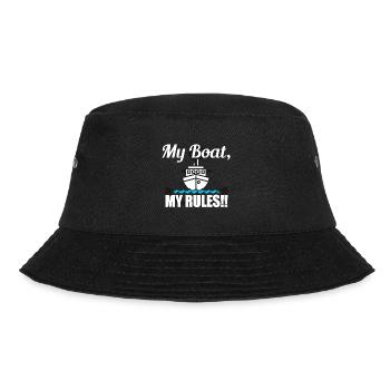 My Boat My Rules - Bucket Hat - black - Front - Lela (165cm)