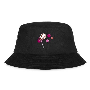 Lesbian Soap Bubbles Lesbian Gift - Bucket Hat - black - Front - Lela (165cm)