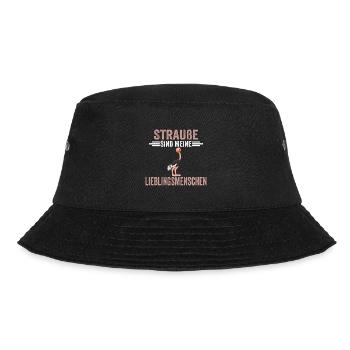 Strauß - Bucket Hat - Schwarz - Vorne - Lela (165cm)