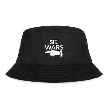 Sie Wars lustiges Partnerlook Motiv für Männer - Bucket Hat - Schwarz - Vorne - Lela (165cm)