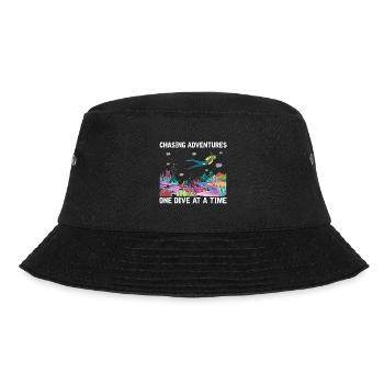 Diving Adventure Divers Sea Ocean - Bucket Hat - black - Front - Lela (165cm)