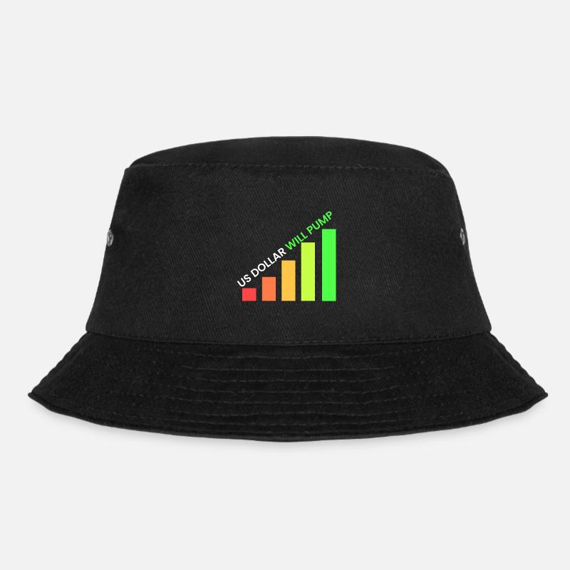 US Dollar wird pumpen - Bucket Hat - Schwarz