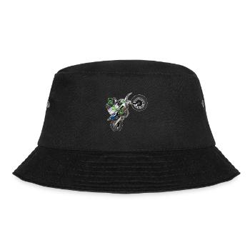 Motocross / Enduro / Freestyle mx / Dirtbike retro - Bucket Hat - black - Front - Lela (165cm)