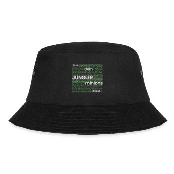 Wenn der JUNGLER minions klaut - Bucket Hat - Schwarz - Vorne - Lela (165cm)