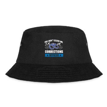 I’M A CORRECTIONS OFFICER Motiv für - Bucket Hat - Schwarz - Vorne - Lela (165cm)