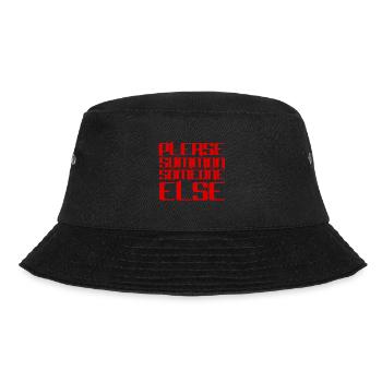 Please Summon Someone Else - Bucket Hat - black - Front - Lela (165cm)