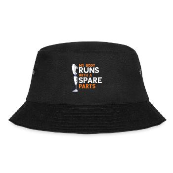 Artificial Limb Design for Prosthetic Leg - Bucket Hat - black - Front - Lela (165cm)