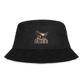 Falknerei Beizjagd Greifvogel Greif Falke - Bucket Hat - Schwarz - Vorne - Lela (165cm)
