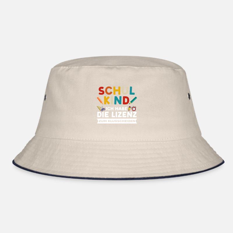 Schulkind Anfang Schulstart Geschenk Bucket Hat