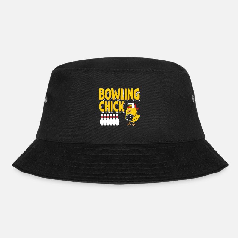 Bowling-Küken - Bucket Hat - Schwarz