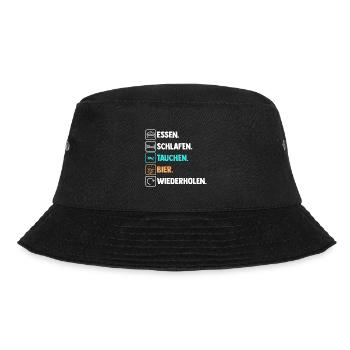 Schullehrerin Lehrerin - Bucket Hat - Schwarz - Vorne - Lela (165cm)