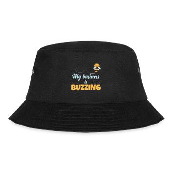 My Business Is Buzzing Beekeeping Funny - Bucket Hat - black - Front - Lela (165cm)