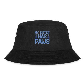 My Sister Has Paws 2 - Bucket Hat - black - Front - Lela (165cm)
