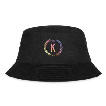 Couronne de lettres K - Bob - noir - Devant - Lela (165cm)