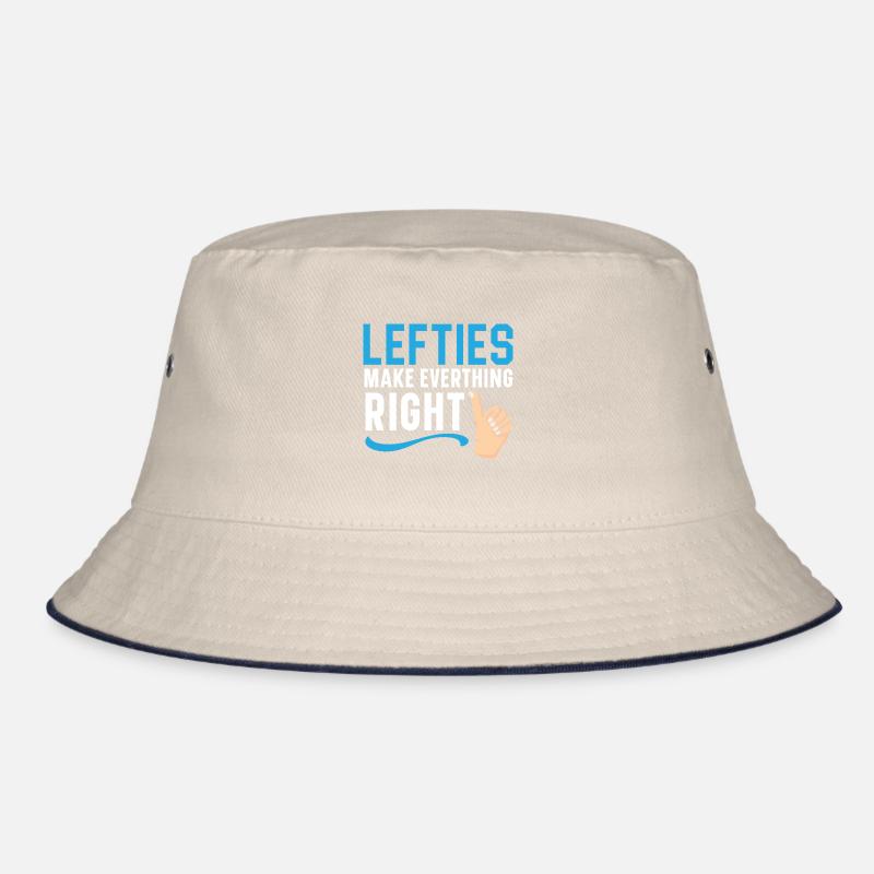 Left-handers do everything right, left-handers Bucket Hat
