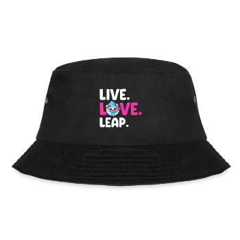 Stocktanz Design für Stabtänzerin - Bucket Hat - Schwarz - Vorne - Lela (165cm)