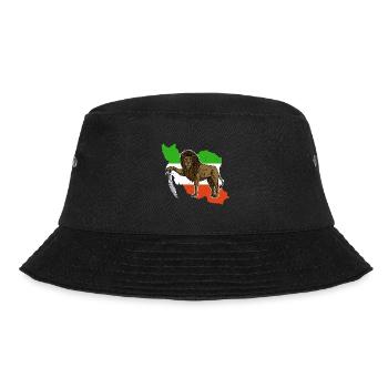 Löwe Persien Sonne Kultur Geschichte Religion - Bucket Hat - Schwarz - Vorne - Lela (165cm)
