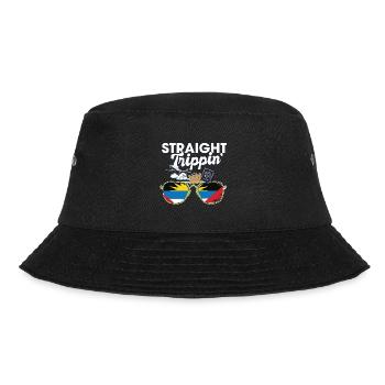 Straight Trippin' Antigua Vacation Tour Travel - Bucket Hat - black - Front - Lela (165cm)