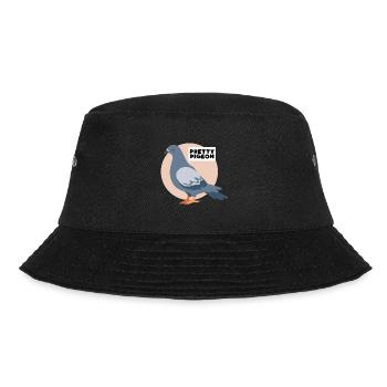 Pretty pigeon Cute design for pigeon fans - Bucket Hat - black - Front - Lela (165cm)