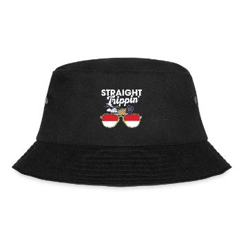 Straight Trippin' Monaco Vacation Tour Travel - Bucket Hat - black - Front - Lela (165cm)