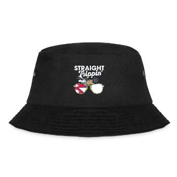 Straight Trippin' Nepal Vacation Tour Travel Trip - Bucket Hat - black - Front - Lela (165cm)