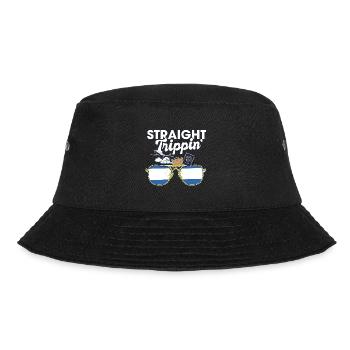 Straight Trippin' Nicaragua Vacation Tour Travel - Bucket Hat - black - Front - Lela (165cm)