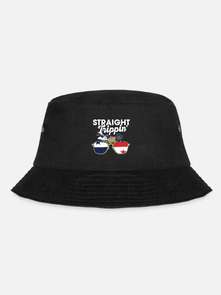 Straight Trippin' Panama Vacation Tour Travel - Bucket Hat - Schwarz