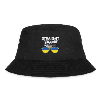Straight Trippin' Ukraine Vacation Tour Travel - Bucket Hat - black - Front - Lela (165cm)