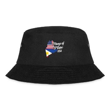 Filipinos of Maine Design for Proud Fil-Ams - Bucket Hat - black - Front - Lela (165cm)