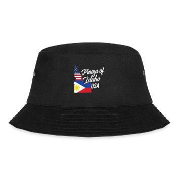 Filipinos of Idaho Design for Proud Fil-Ams - Bucket Hat - black - Front - Lela (165cm)