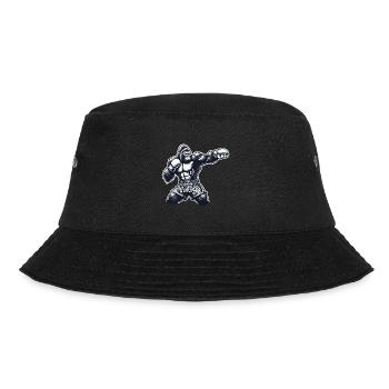 Starkes Muay Thai Gorilla Thai Boxen und Kickboxen - Bucket Hat - Schwarz - Vorne - Lela (165cm)