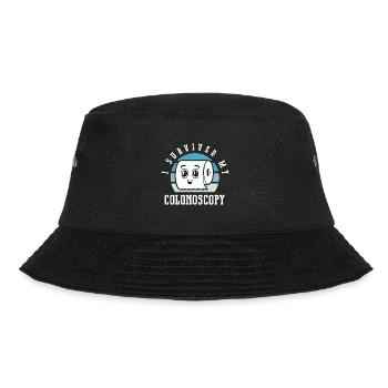 Gastroenterologie Endoskopie Koloskopie - Bucket Hat - Schwarz - Vorne - Lela (165cm)