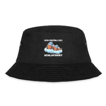 Schlafshirt Dachshund Dackel Geschenk - Bucket Hat - Schwarz - Vorne - Lela (165cm)