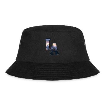 Los Angeles, California, LA - Bucket Hat - black - Front - Lela (165cm)