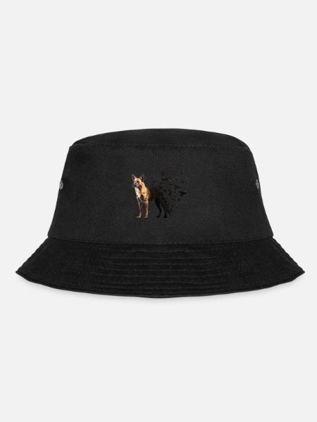 Afrikanischer Wildhund - Bucket Hat - Schwarz