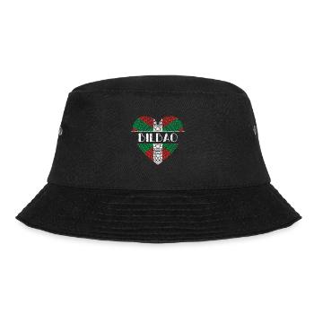 Baskenland Spanien Euzkado Euskal Herria Basco - Bucket Hat - Schwarz - Vorne - Lela (165cm)
